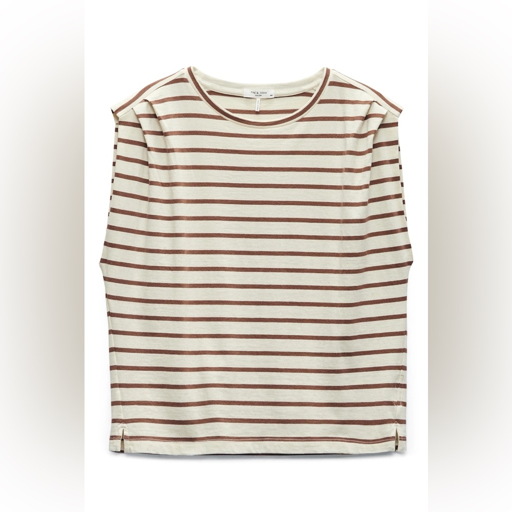 rag & bone NWT
Mica Stripe Tank Brownstripe Sz S - Picture 6 of 16